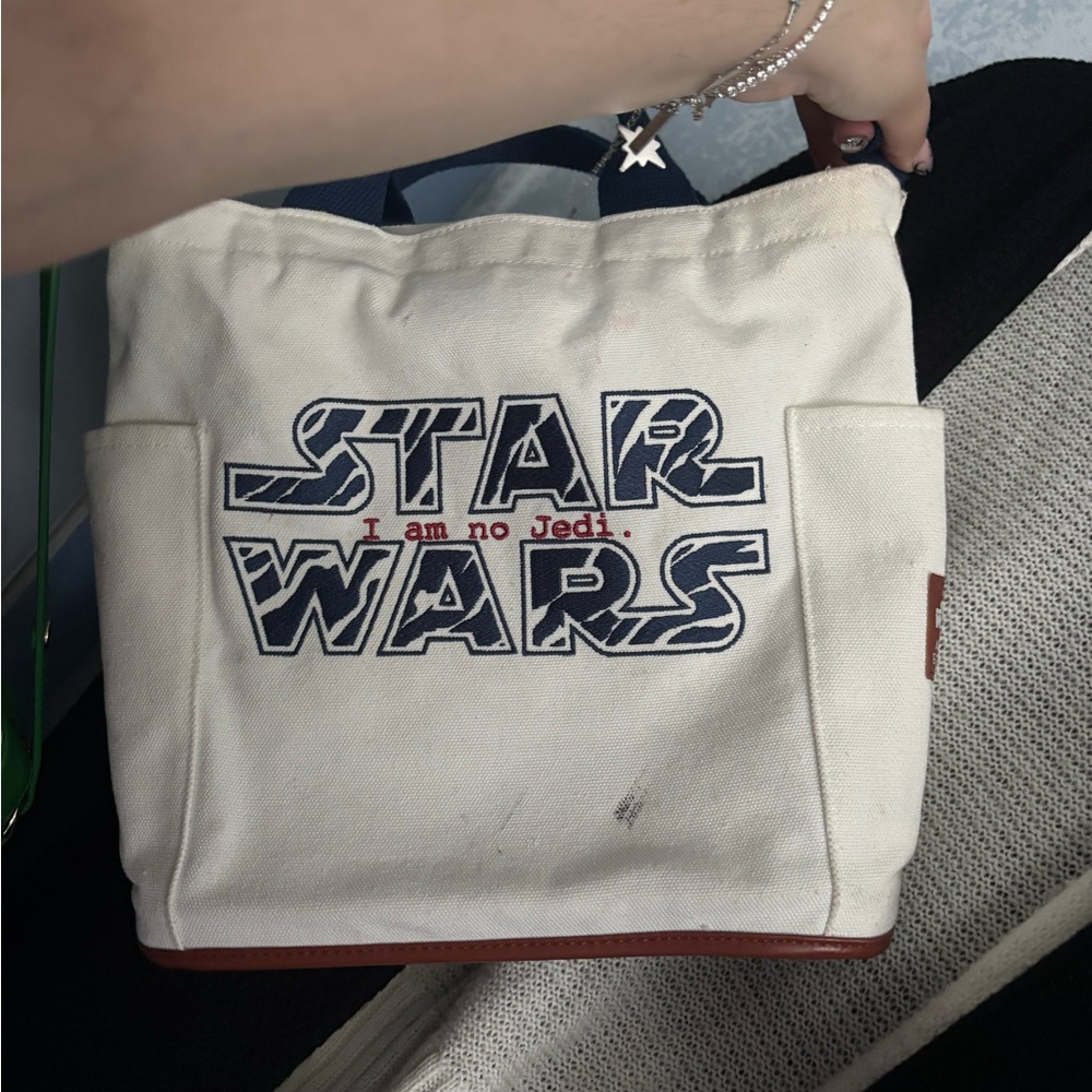 Star Wars Cream and Brown Messenger Bag